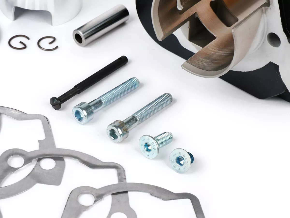 Cilinder -PINASCO Aluminium 72 ccm Evoten BOOSTER Ø46mm- Piaggio Ciao, Bravo, Boxer (zuigerpen = Ø 10mm)