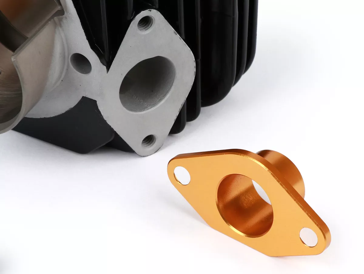 Cilinder -PINASCO Aluminium 72 ccm Evoten BOOSTER Ø46mm- Piaggio Ciao, Bravo, Boxer (zuigerpen = Ø 10mm)