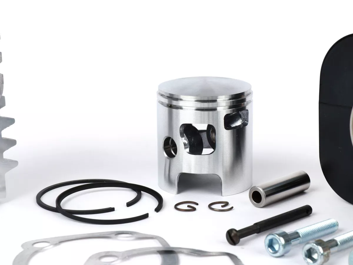 Cilinder -PINASCO Aluminium 72 ccm Evoten BOOSTER Ø46mm- Piaggio Ciao, Bravo, Boxer (zuigerpen = Ø 10mm)