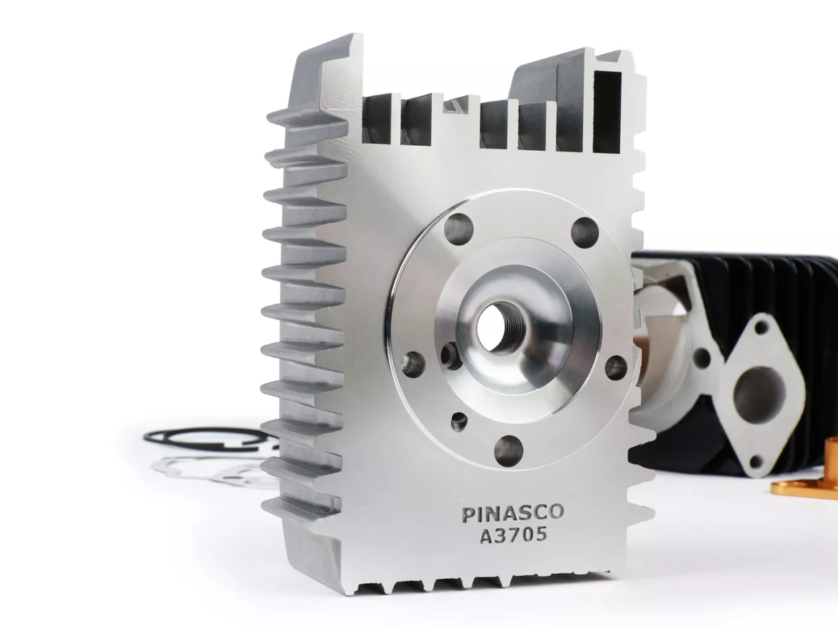 Cilinder -PINASCO Aluminium 72 ccm Evoten BOOSTER Ø46mm- Piaggio Ciao, Bravo, Boxer (zuigerpen = Ø 10mm)