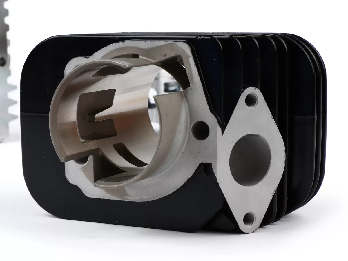 Cilinder -PINASCO Aluminium 72 ccm Evoten BOOSTER Ø46mm- Piaggio Ciao, Bravo, Boxer (zuigerpen = Ø 10mm)