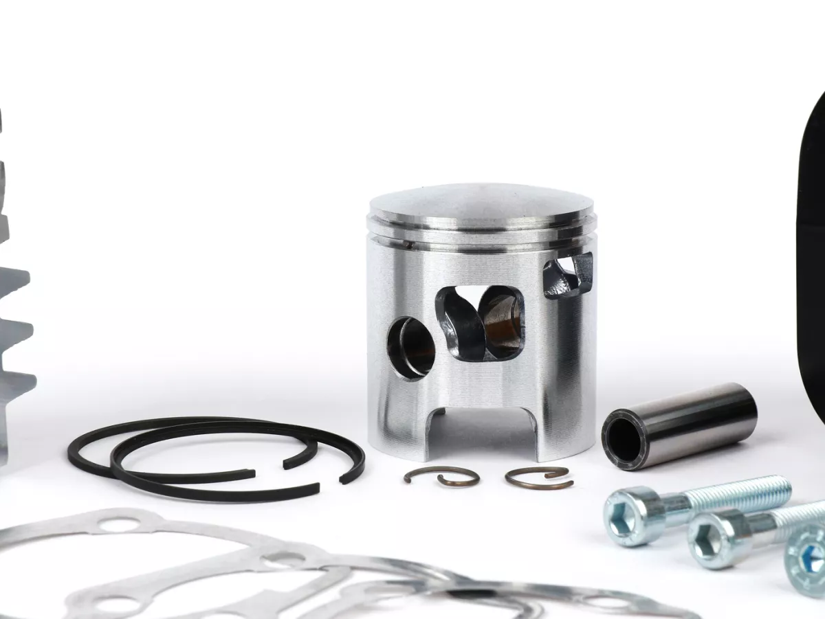 Cilinder -PINASCO Aluminium 72 ccm Evoten BOOSTER Ø46mm- Piaggio Ciao (zuigerpen = Ø 12mm)