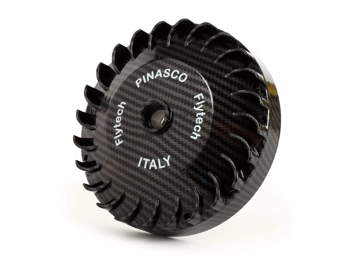 Poolwiel - ventilatorwiel -PINASCO 2.0 voor elektronische ontsteking- Piaggio, Vespa Ciao, SI, Bravo, Boxer, Grillo - 600gr.