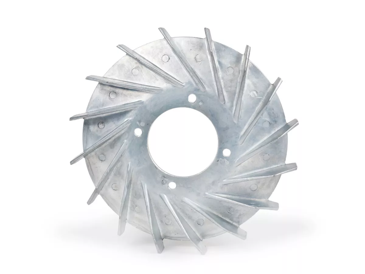 Waaier - Ventilatorwiel - Ventilatorring -PINASCO voor PINASCO Flytech Polrad- Vespa Wideframe V15-33, VM, VN, ACMA, VB1, VGL1, VL, GS150