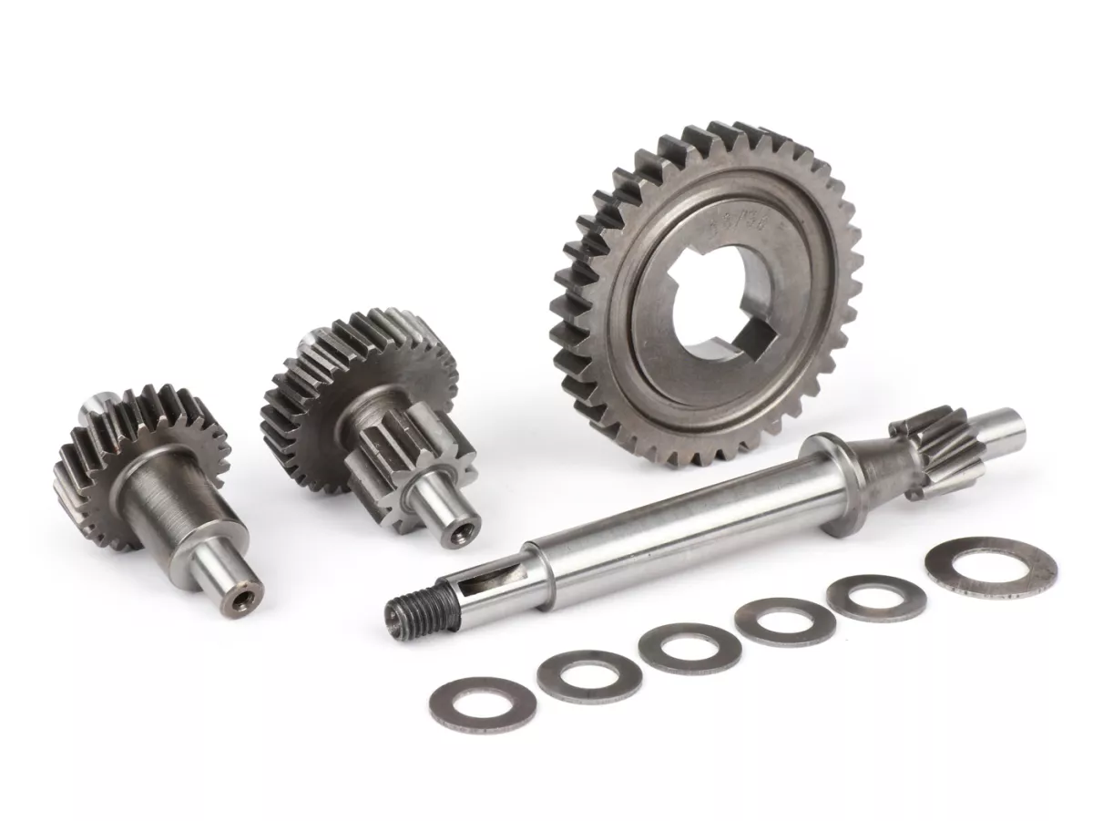 Gearbox -PINASCO- 10.4:1 Piaggio Ciao, Boss, SI, Grillo, Bravo, Superbravo, - Transmisi otomatis