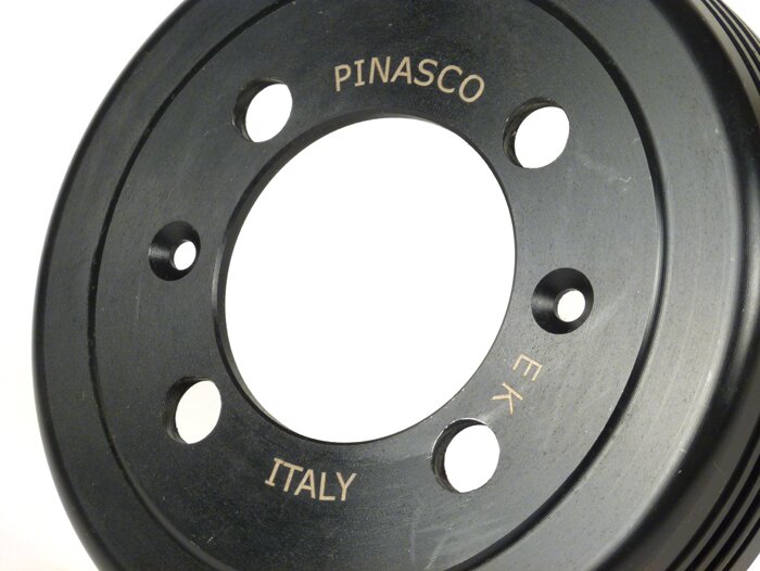 Tambour de frein avant 8 pouces -PINASCO Highbrake- Vespa Wideframe V1-15, V30-33, VU, VM, VN, VL, VB, ACMA, Hoffmann, Largeframe VBA, VBB, VNA, VNB