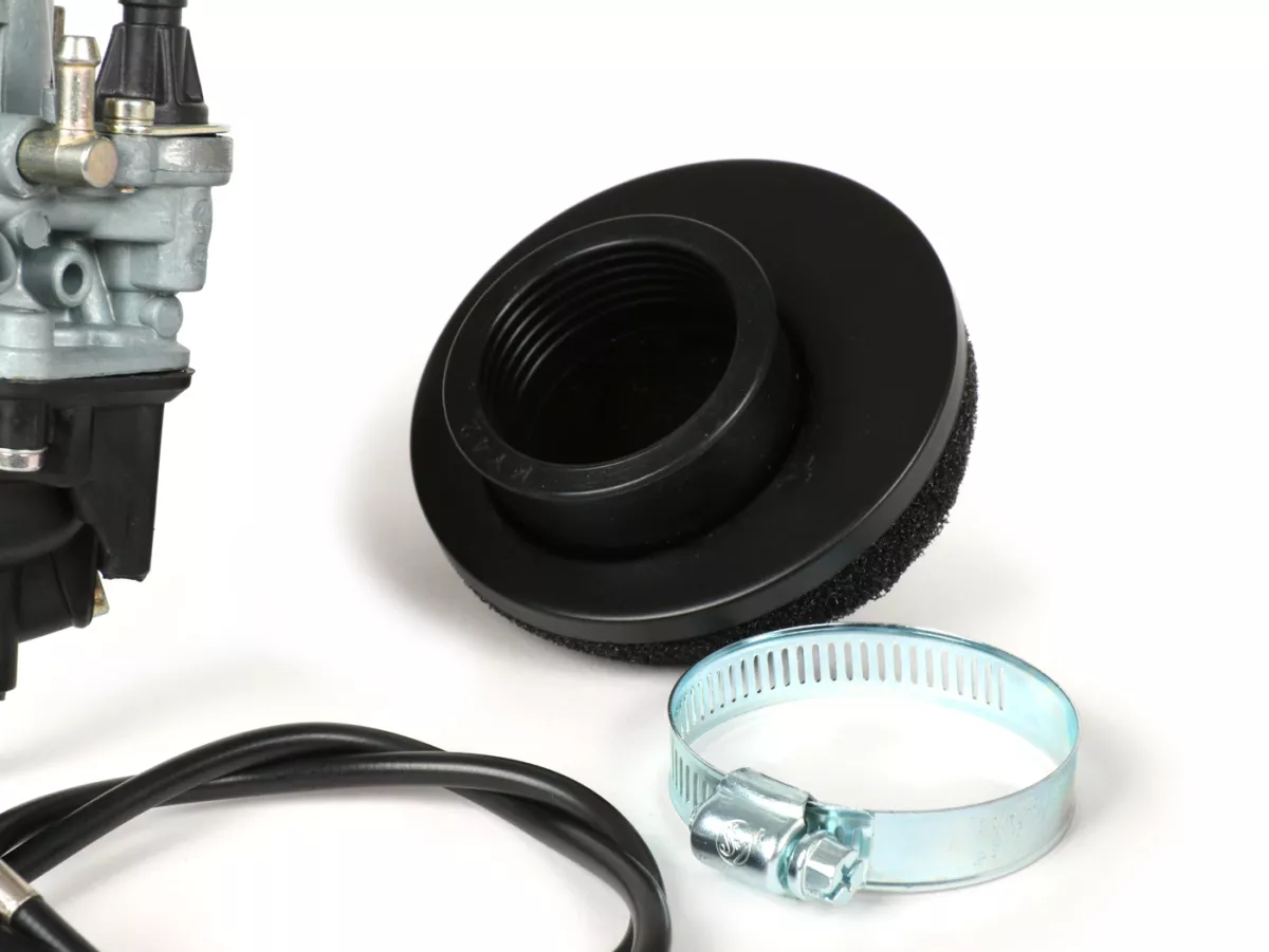 Kit carburador -PINASCO Dellorto PHVB Ø22mm- Vespa Wideframe VM1T, VM2T, VN1T, VN2T, VL1T, VL2T, VL3T, VB, VGL1, ACMA - con colector de admisión (sólo apto para cilindros Pinasco Nordkapp 160cc)