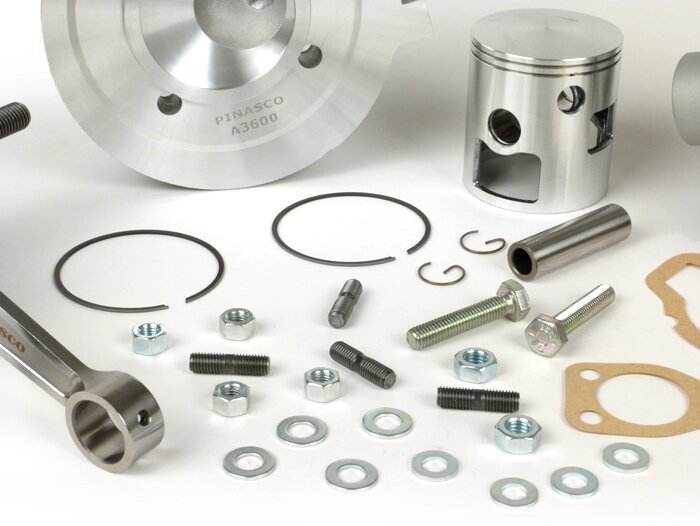 Tuningkit-PINASCO 160 ccm NORDKAPP, Wideframe, Faro Basso, cilindro aluminio Ø=60mm, carrera cigüeñal=57mm- Vespa 1953-1959, VM, VN, ACMA, VB1T, VGL1T, VL1T