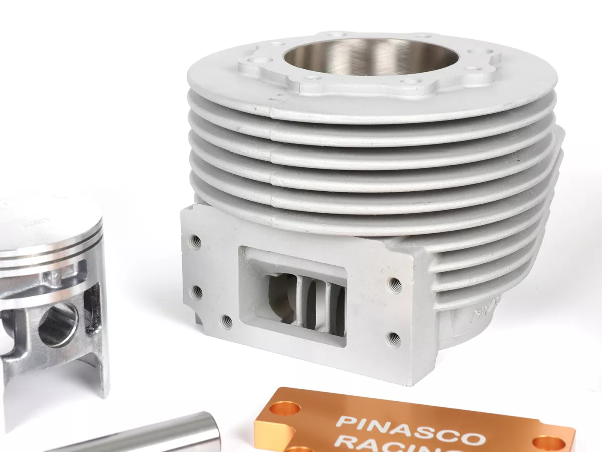 Tuningkit -PINASCO 206ccm 3 Kanal Aluminium EVO MINI SET Ø=66mm, s=60mm- Vespa PX125, PX150, Cosa125, Cosa150, LML Star 125/150, Stella 125/150 - inkl. Zylinder, Kurbelwelle, Auspuff
