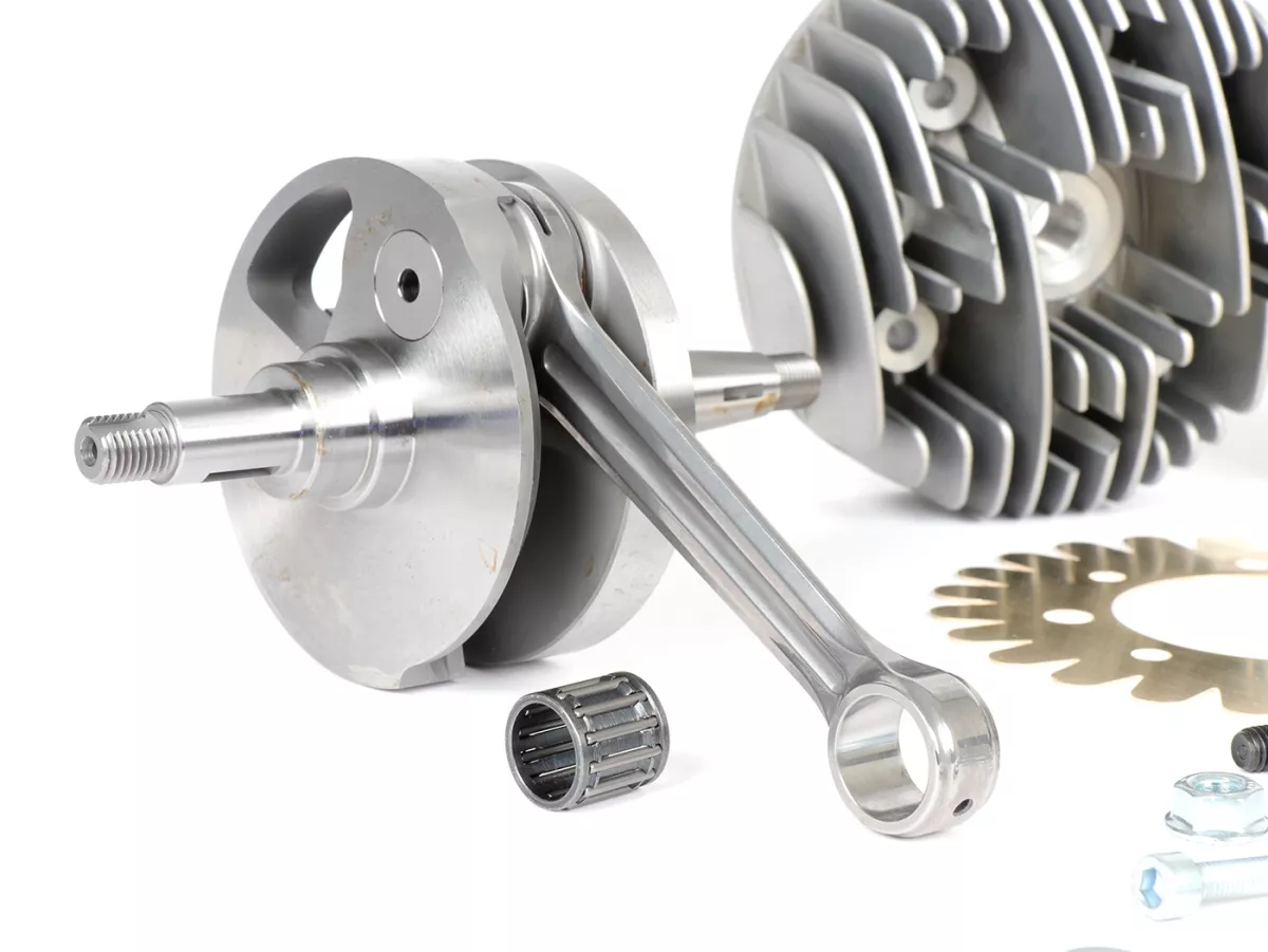 Tuningkit -PINASCO 206ccm 3 Kanal Aluminium EVO MINI SET Ø=66mm, s=60mm- Vespa PX125, PX150, Cosa125, Cosa150, LML Star 125/150, Stella 125/150 - inkl. Zylinder, Kurbelwelle, Auspuff