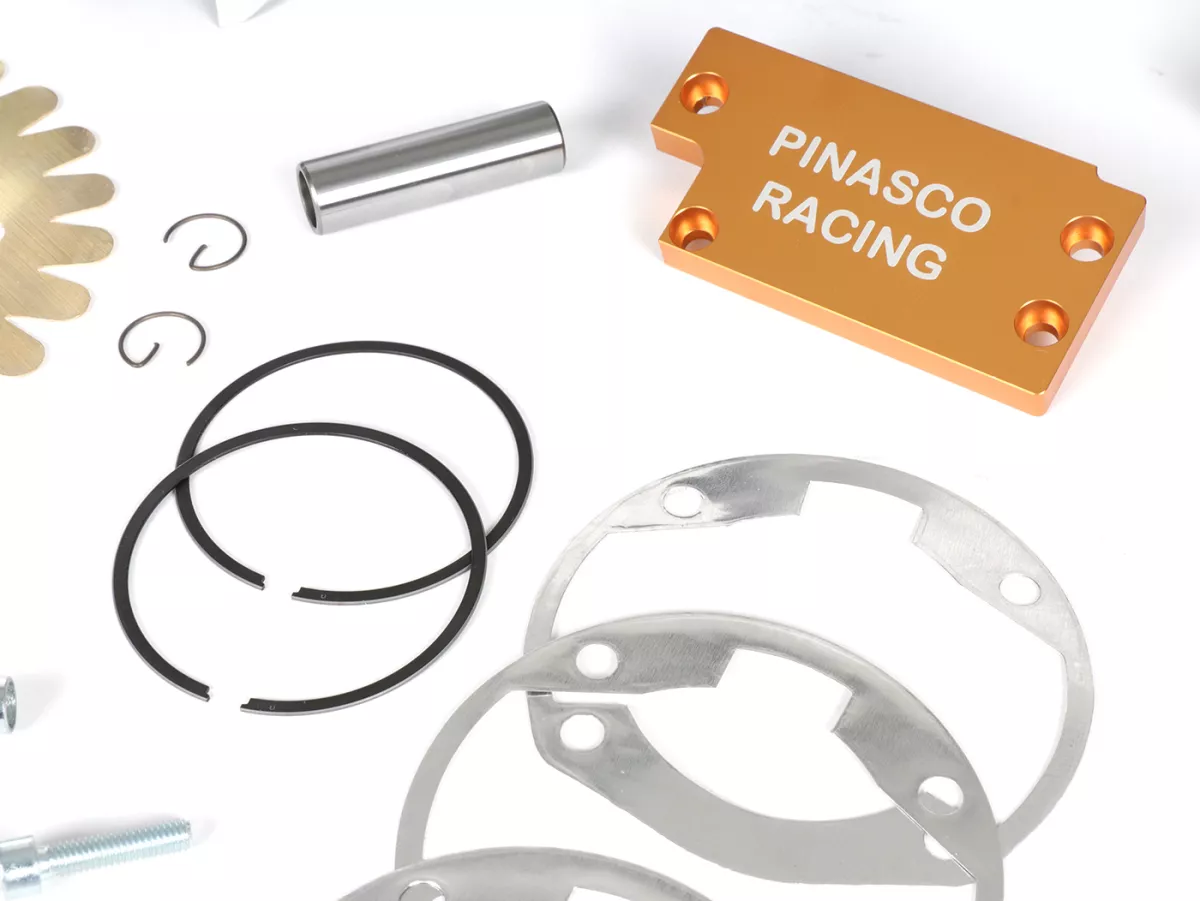 Tuningkit -PINASCO 206ccm 3 Kanal Aluminium EVO MINI SET Ø=66mm, s=60mm- Vespa PX125, PX150, Cosa125, Cosa150, LML Star 125/150, Stella 125/150 - inkl. Zylinder, Kurbelwelle, Auspuff