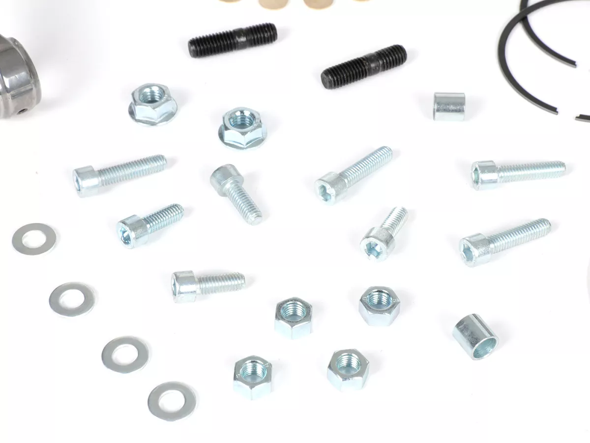 Tuningkit -PINASCO 206ccm 3 Kanal Aluminium EVO MINI SET Ø=66mm, s=60mm- Vespa PX125, PX150, Cosa125, Cosa150, LML Star 125/150, Stella 125/150 - inkl. Zylinder, Kurbelwelle, Auspuff