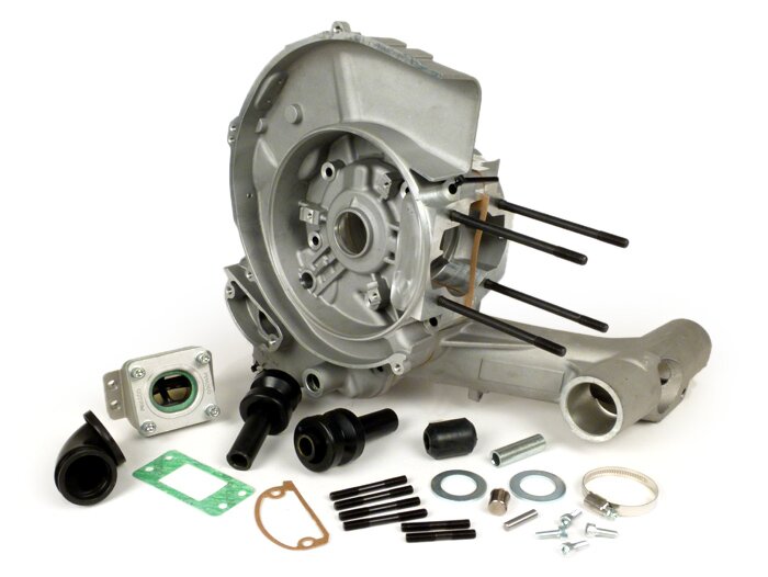 Cárter motor -PINASCO Esclavo, admisión de diafragma- Vespa T5 125cc