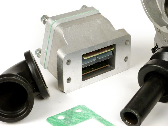 Cárter motor -PINASCO Esclavo, admisión de diafragma- Vespa T5 125cc