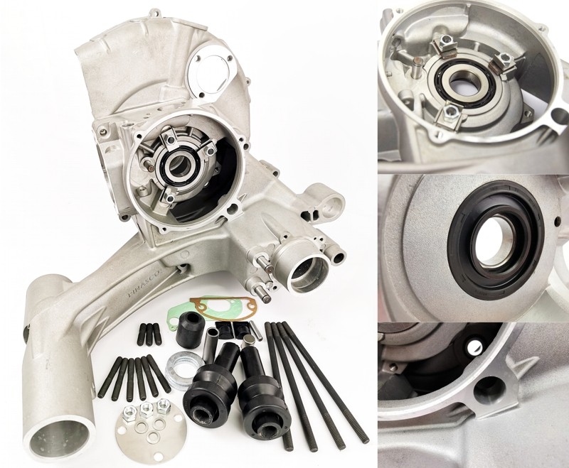 Engine housing -PINASCO Master 2.0, rotary valve - Vespa PX125, PX150 Elestart (1984-)
