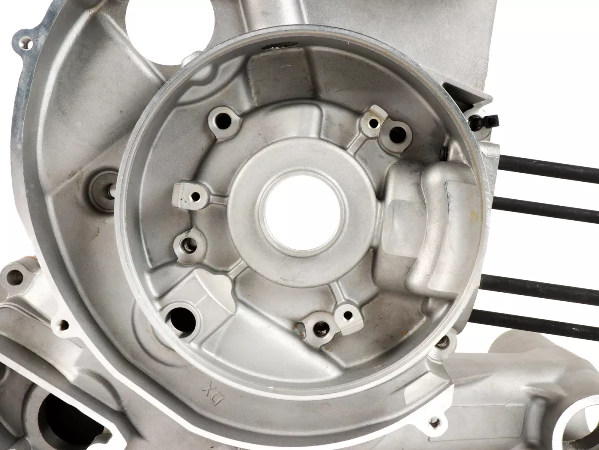 Cárter motor -PINASCO Master 2.0, válvula rotativa - Vespa PX200 Elestart - se requiere cigüeñal con carrillera de válvula rotativa ancha (PN25080886 / PN25080827)