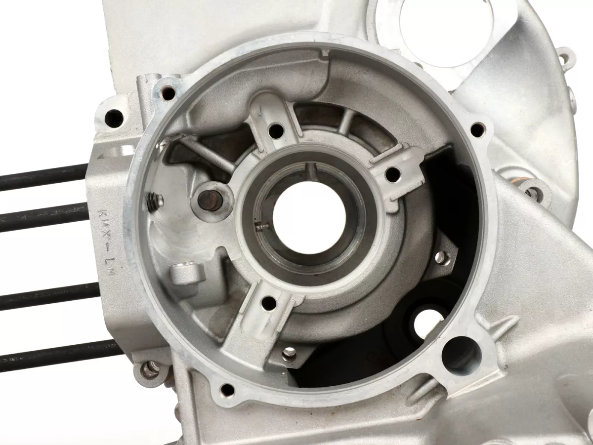 Cárter motor -PINASCO Master 2.0, válvula rotativa - Vespa PX200 Elestart - se requiere cigüeñal con carrillera de válvula rotativa ancha (PN25080886 / PN25080827)