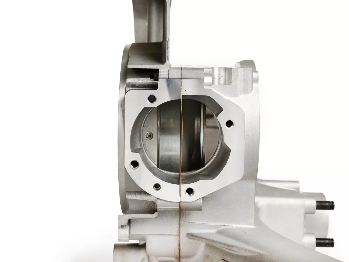 Cárter motor -PINASCO Master 2.0, válvula rotativa - Vespa PX200 Elestart - se requiere cigüeñal con carrillera de válvula rotativa ancha (PN25080886 / PN25080827)