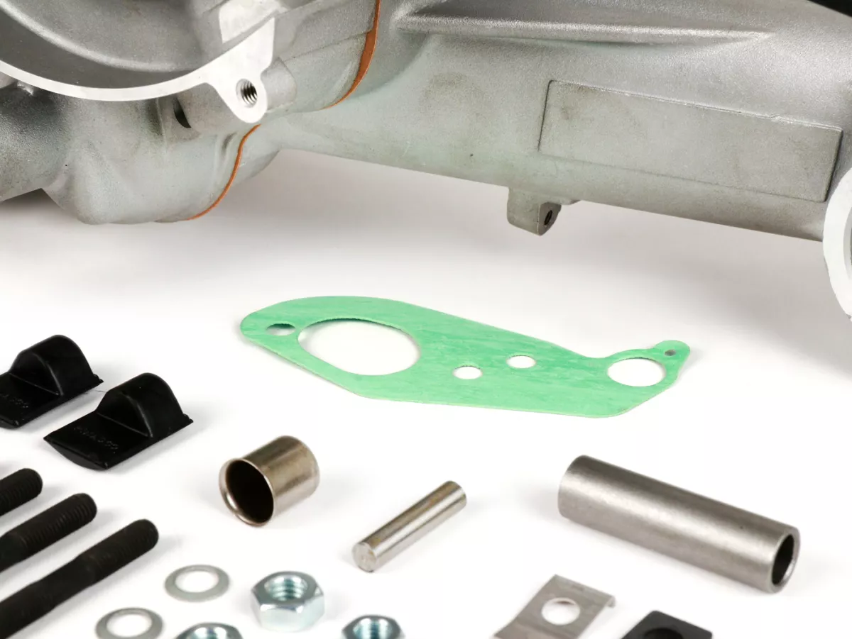 Cárter motor -PINASCO Master 2.0, válvula rotativa - Vespa PX200 Elestart - se requiere cigüeñal con carrillera de válvula rotativa ancha (PN25080886 / PN25080827)