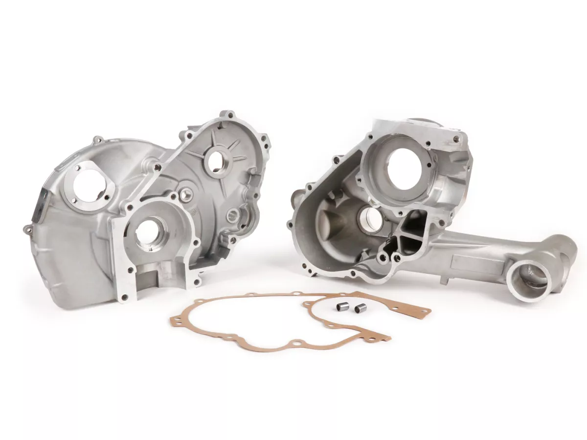 Cárter motor -PINASCO Master 2.0, válvula rotativa - Vespa PX200 Elestart - se requiere cigüeñal con carrillera de válvula rotativa ancha (PN25080886 / PN25080827)