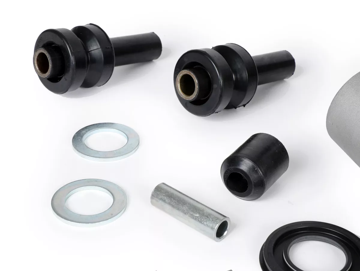 Cárter motor -PINASCO Slave Mega 8x, toma de membrana Ø34mm- Vespa PX200 Elestart
