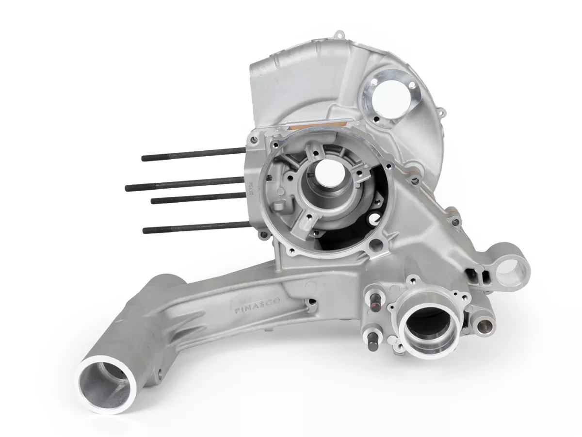 Cárter motor -PINASCO Slave Mega 8x, toma de membrana Ø34mm- Vespa PX200 Elestart