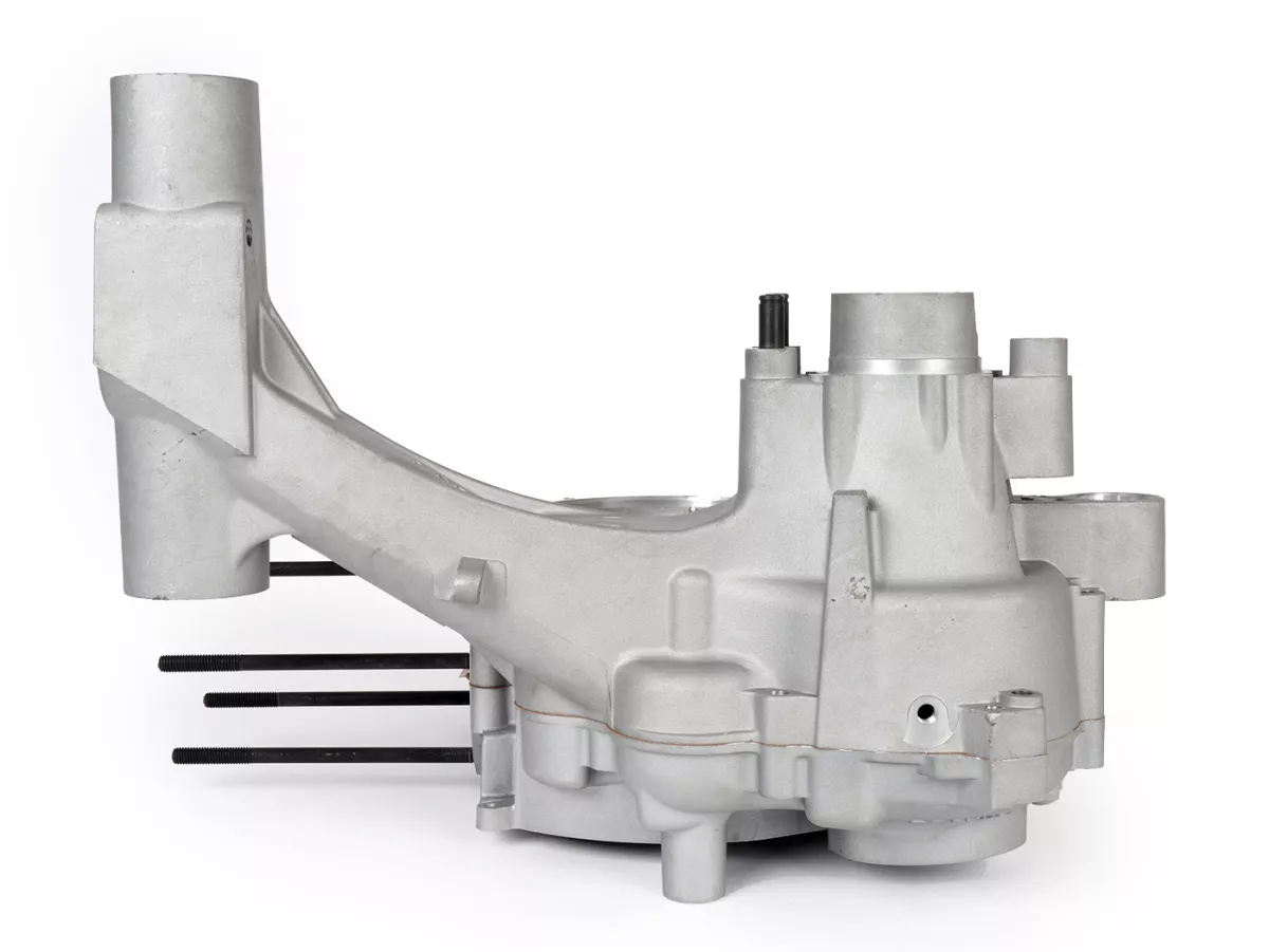Cárter motor -PINASCO Slave Mega 8x, toma de membrana Ø34mm- Vespa PX200 Elestart