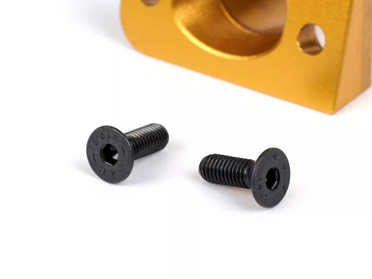 Inloppsgrenrör -Pinasco- PowerCasing, Polini Speedengine för 19/21 mm förgasare guldanodiserad AW=Ø24 mm Piaggio Ciao, Bravo, Boxer ,SI