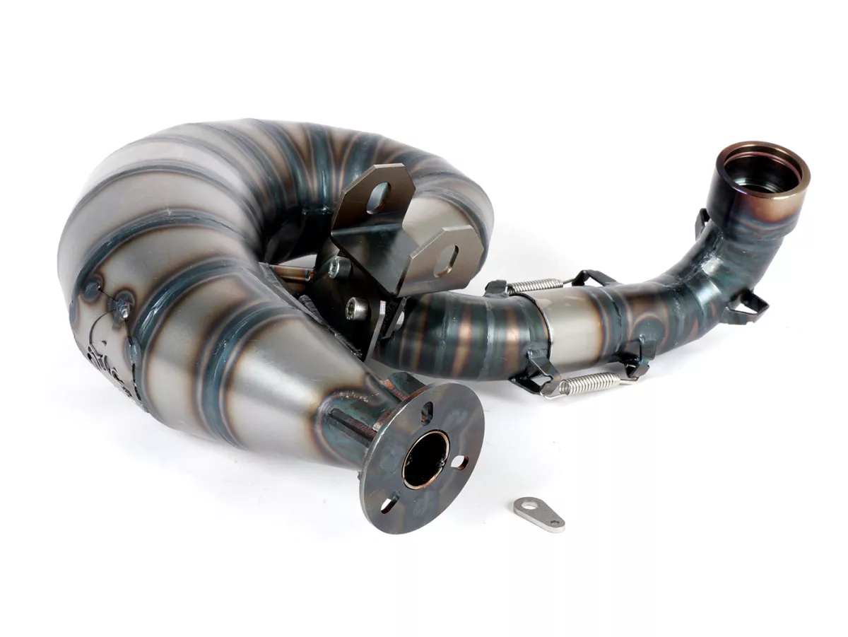 Exhaust -POSCH PERFORMANCE NESSI- Vespa PX200, Rally200, exhaust stub Ø44,5mm for e.g. Malossi 210 Sport, MHR210/221