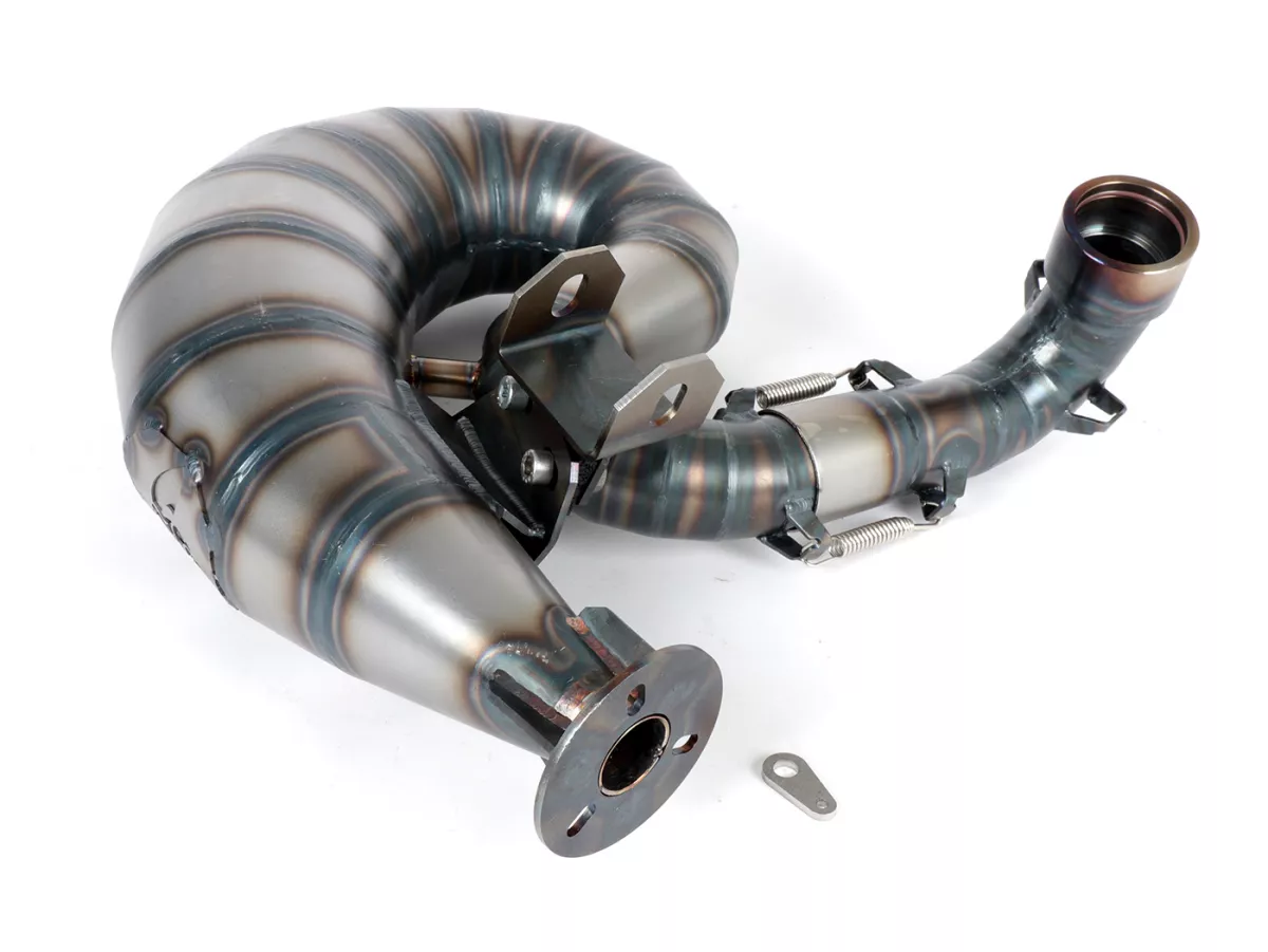 Exhaust -POSCH PERFORMANCE NESSI- Vespa PX200, Rally200, exhaust stub Ø44,5mm for e.g. Malossi 210 Sport, MHR210/221