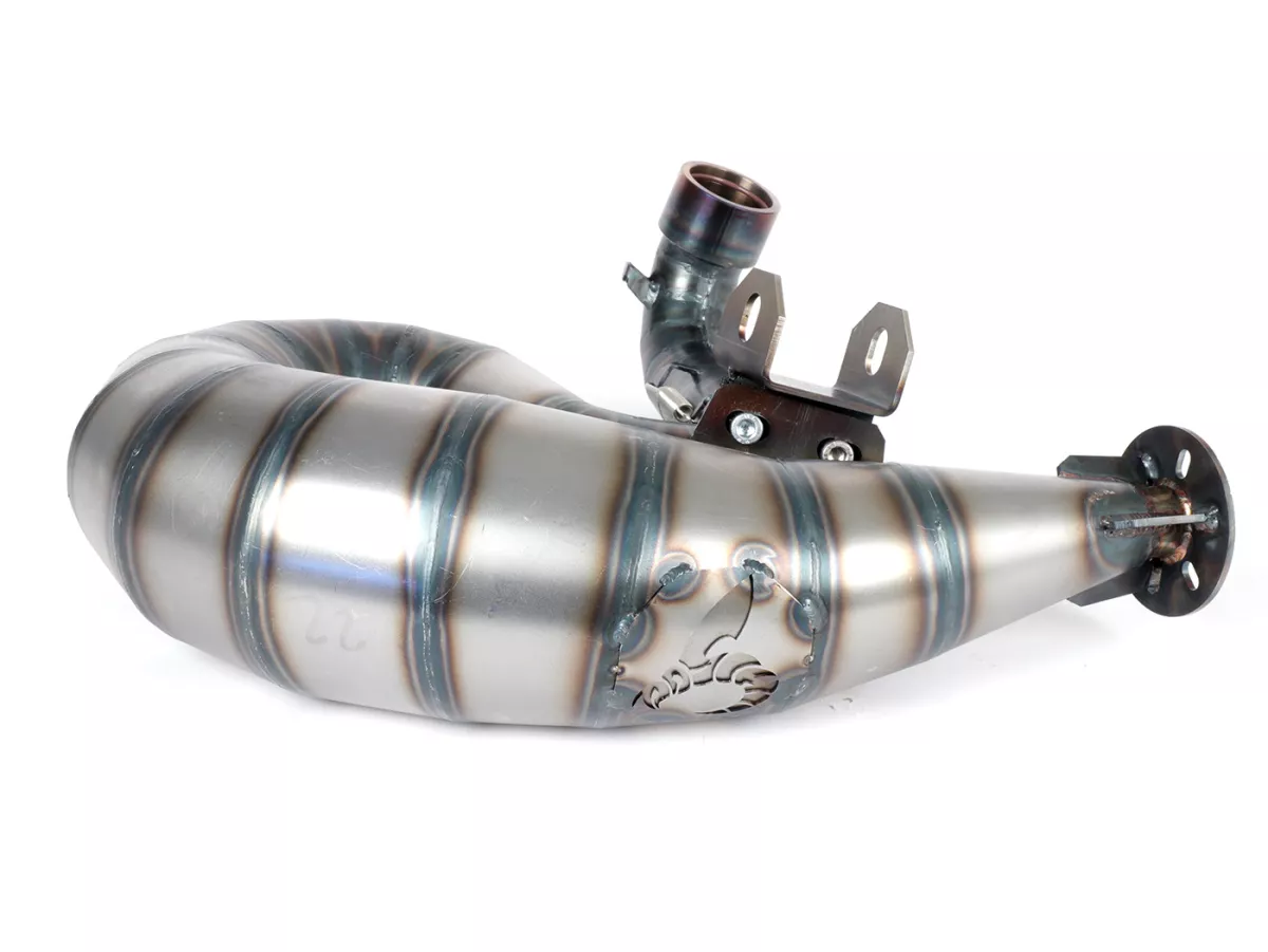 Exhaust -POSCH PERFORMANCE NESSI- Vespa PX200, Rally200, exhaust stub Ø44,5mm for e.g. Malossi 210 Sport, MHR210/221