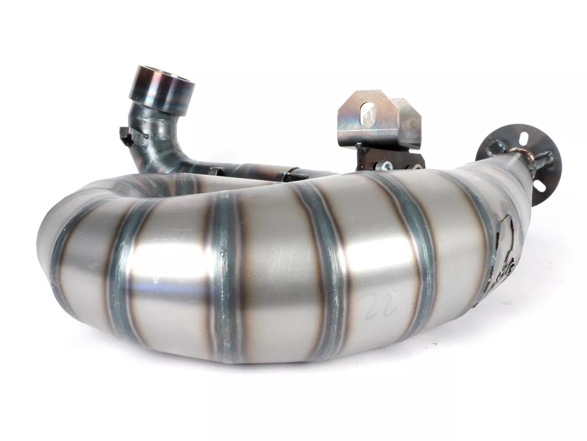 Exhaust -POSCH PERFORMANCE NESSI- Vespa PX200, Rally200, exhaust stub Ø44,5mm for e.g. Malossi 210 Sport, MHR210/221