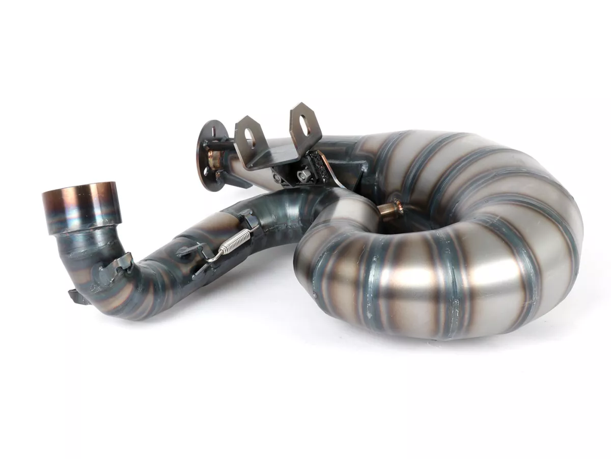 Exhaust -POSCH PERFORMANCE NESSI- Vespa PX200, Rally200, exhaust stub Ø44,5mm for e.g. Malossi 210 Sport, MHR210/221
