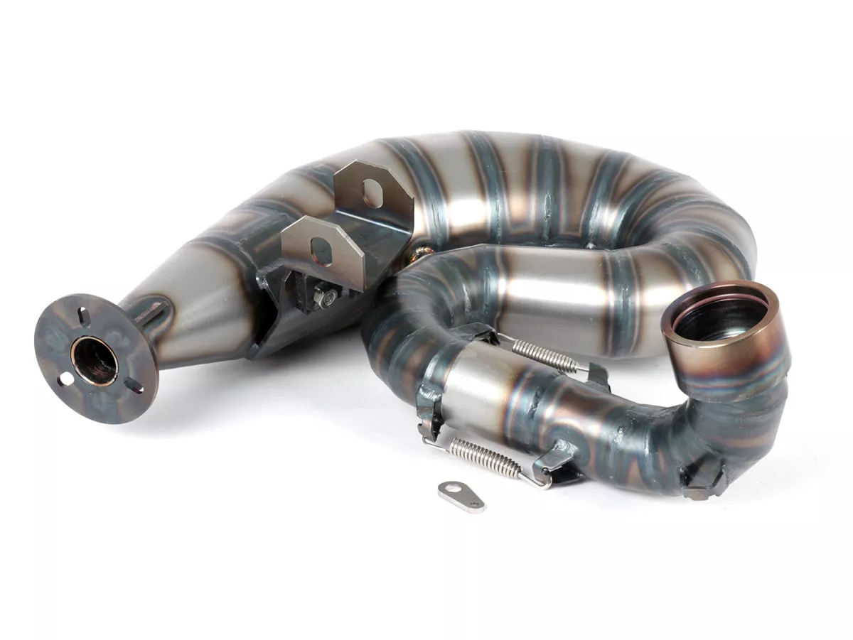 Exhaust -POSCH PERFORMANCE NESSI- Vespa PX200, Rally200, exhaust stub Ø44,5mm for e.g. Malossi 210 Sport, MHR210/221
