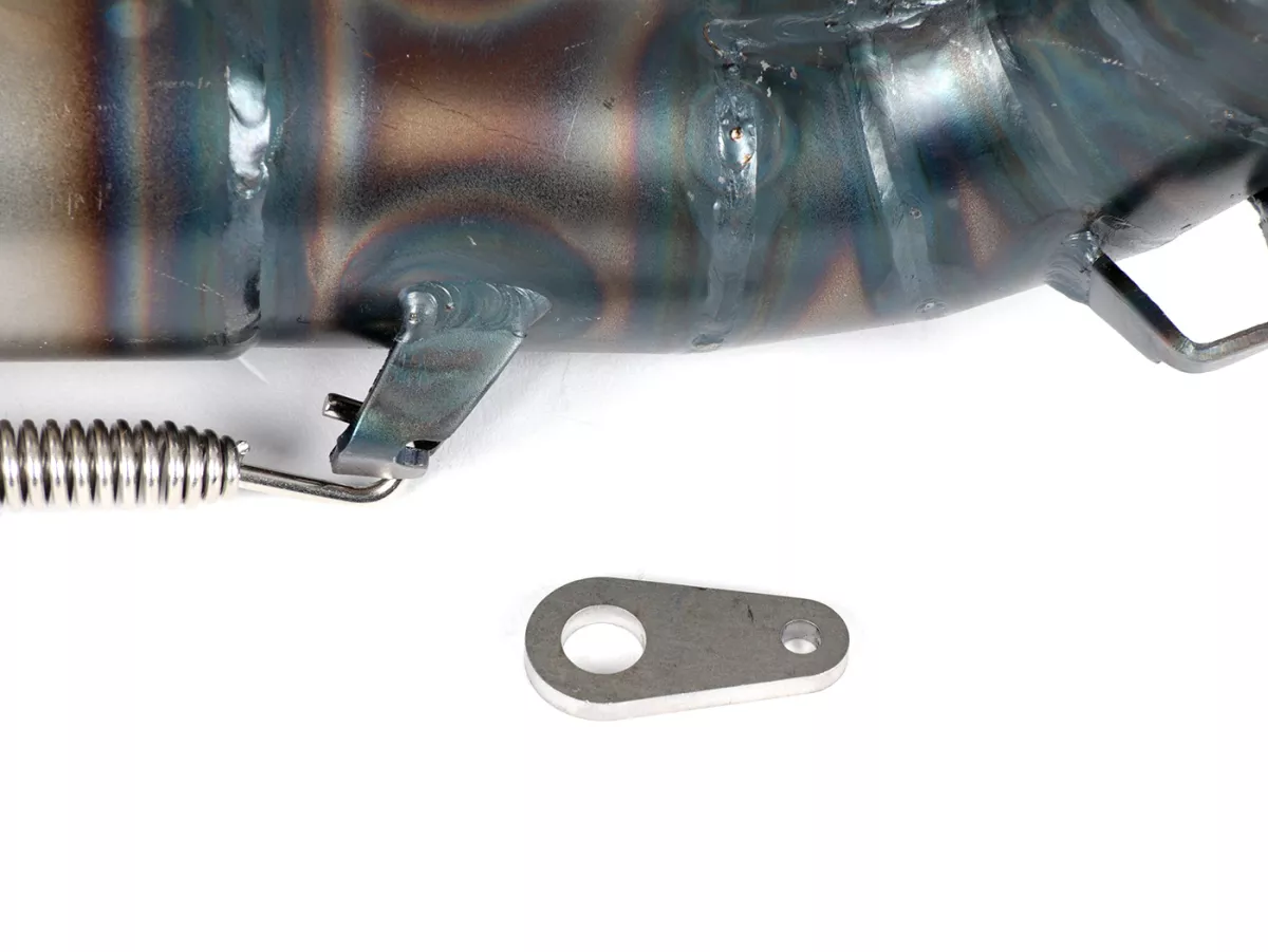 Exhaust -POSCH PERFORMANCE NESSI- Vespa PX200, Rally200, exhaust stub Ø44,5mm for e.g. Malossi 210 Sport, MHR210/221