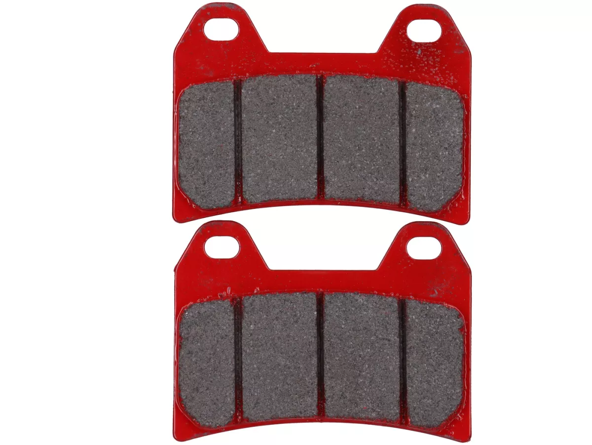 Pastiglie freno anteriori -PORCO NERO- (con ABE) -per pinza freno PORCO NERO POWER CNC by Spiegler a 4 pistoncini