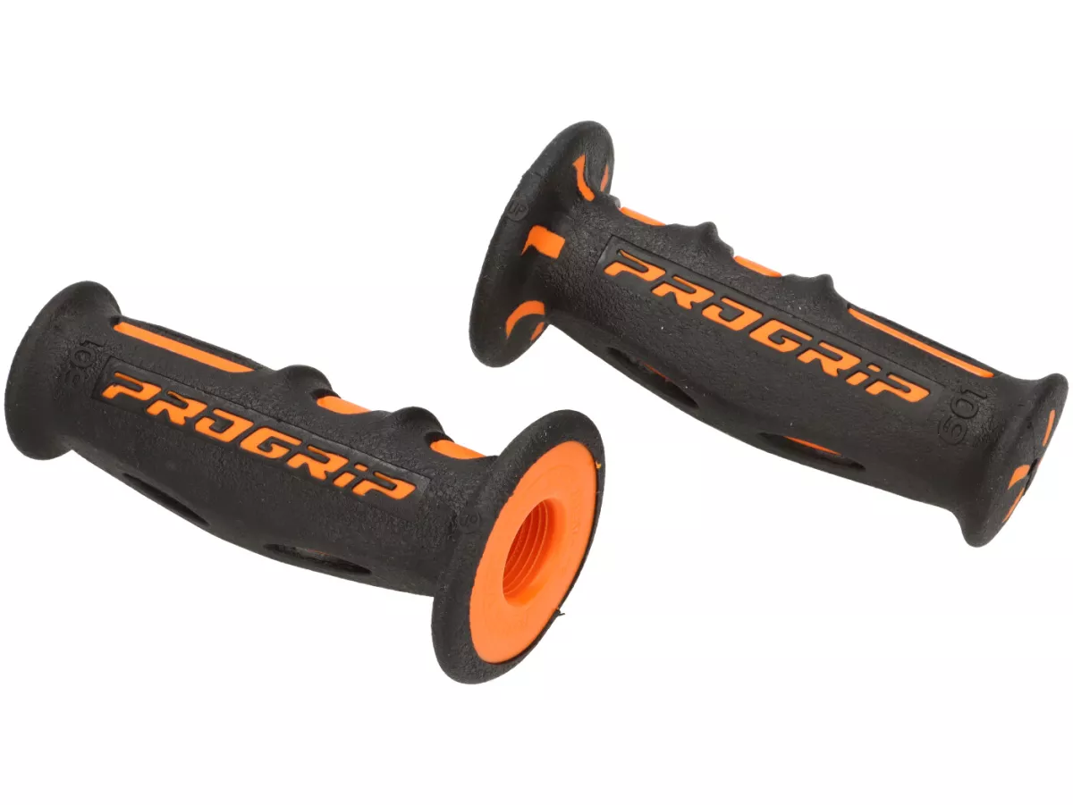 Manopole -PROGRIP SG-601 Ø=22/24mm- Nero/Arancione