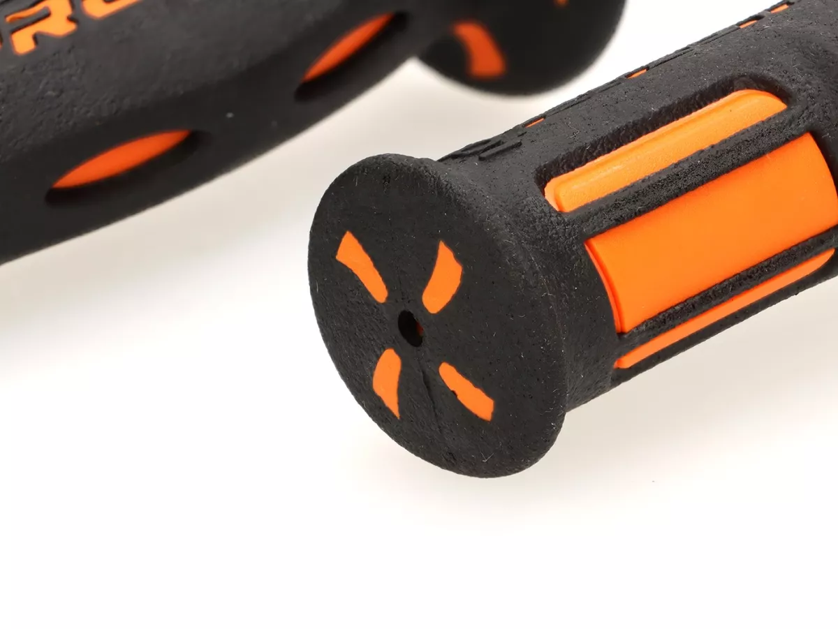 Manopole -PROGRIP SG-601 Ø=22/24mm- Nero/Arancione