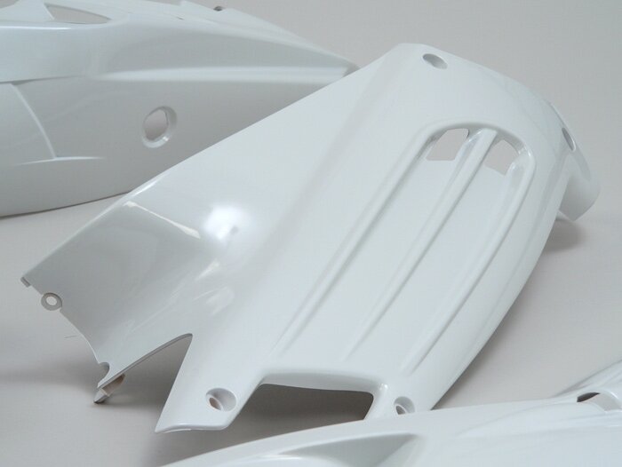 Set kuipdelen -EDGE- 13 stuks - Peugeot Speedfight2- wit metallic