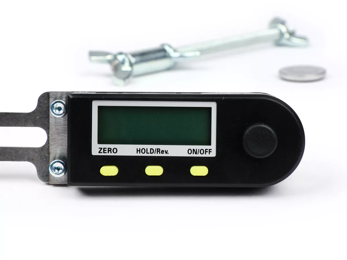 Digital degree disk -D.N. Performance 360° Port Timing Tool- used to digitally measure the timing angle/timing of 2-stroke & 4-stroke engines