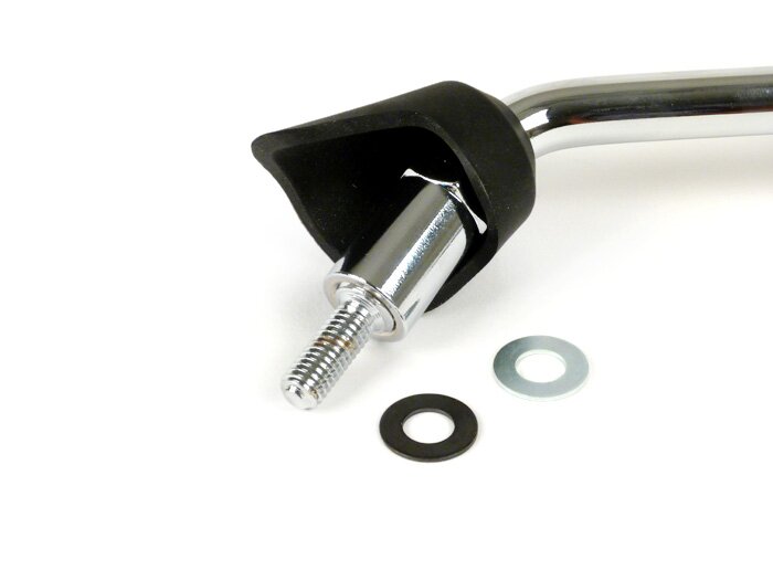 Espejo -MOTO NOSTRA Shorty- Vespa GTS 125-300 HPE (2019-2022), Vespa Primavera 50-150, Vespa Sprint 50-150 - se puede utilizar a la derecha y a la izquierda - cromado