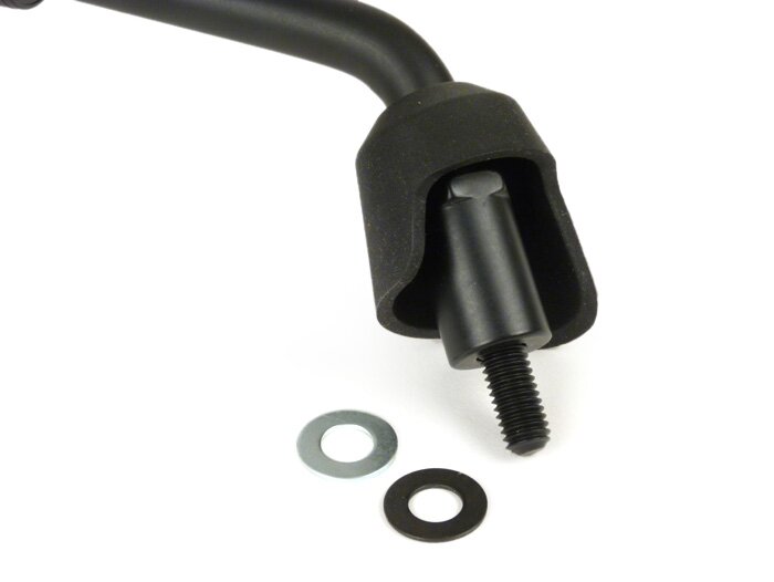 Spiegel -MOTO NOSTRA Shorty- Vespa GTS 125-300 HPE (2019-2022), Vespa Sprint 50-150, Vespa Primavera 50-150 - matzwart - links