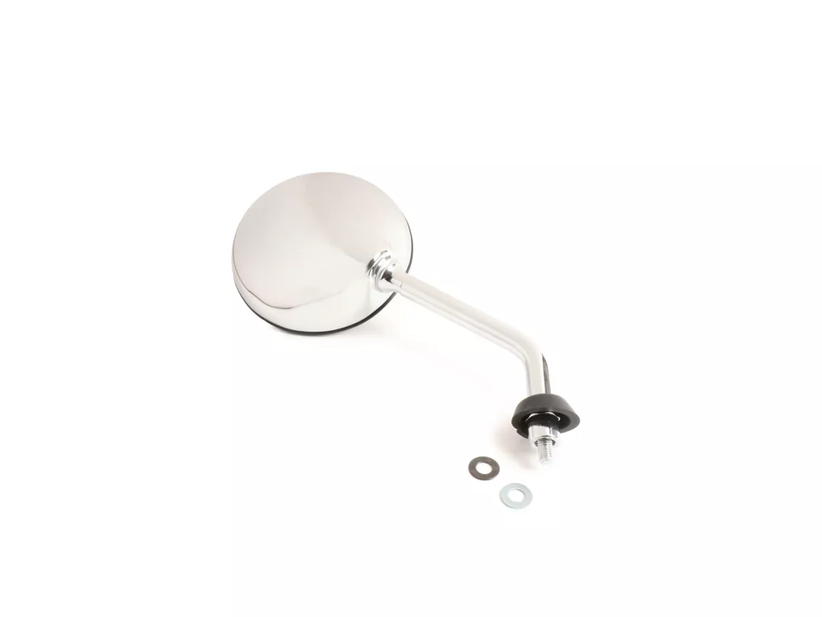 Mirror -MOTO NOSTRA Shorty- Vespa GTS 125-250-300, GTL 125 (ZAPM 31101) - rhs/lhs - chrome - M8 right-hand thread