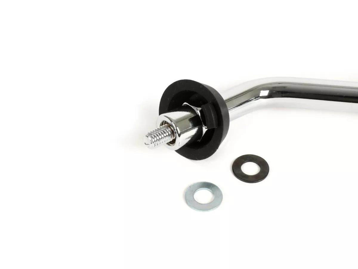 Mirror -MOTO NOSTRA Shorty- Vespa GTS 125-250-300, GTL 125 (ZAPM 31101) - rhs/lhs - chrome - M8 right-hand thread