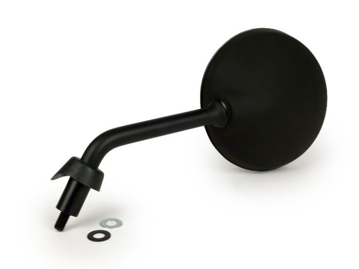 Mirror -MOTO NOSTRA Shorty- Vespa GTS 125-250-300, GTL 125 (ZAPM 31101) - rhs/lhs - black matt - M8 right-hand thread
