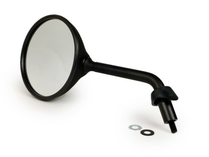 Mirror -MOTO NOSTRA Shorty- Vespa GTS 125-250-300, GTL 125 (ZAPM 31101) - rhs/lhs - black matt - M8 right-hand thread