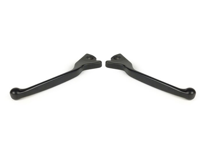 Pair of brake levers -MOTO NOSTRA- Vespa GT, GTL, GTS 125-300 - matt black - until 2022