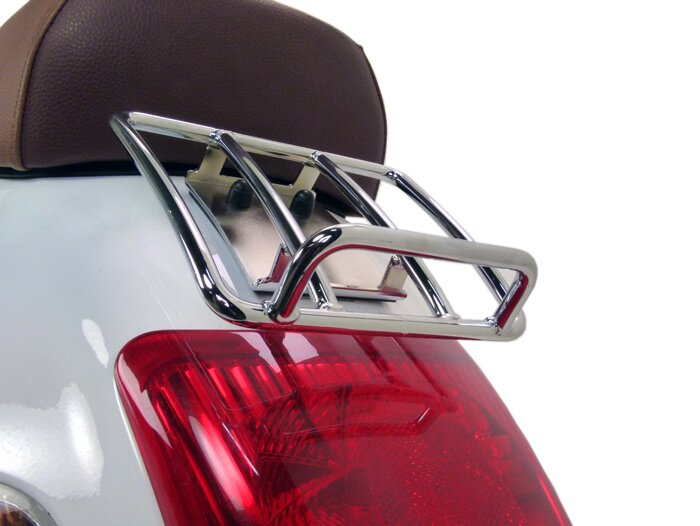 Bagagerek achter -MOTO NOSTRA, Sprint Rack- Vespa GT, GTL, GTV (-2014), GTS (-2014), GTS Super (-2014), GT60 - 125-200-250-300cc - chroom