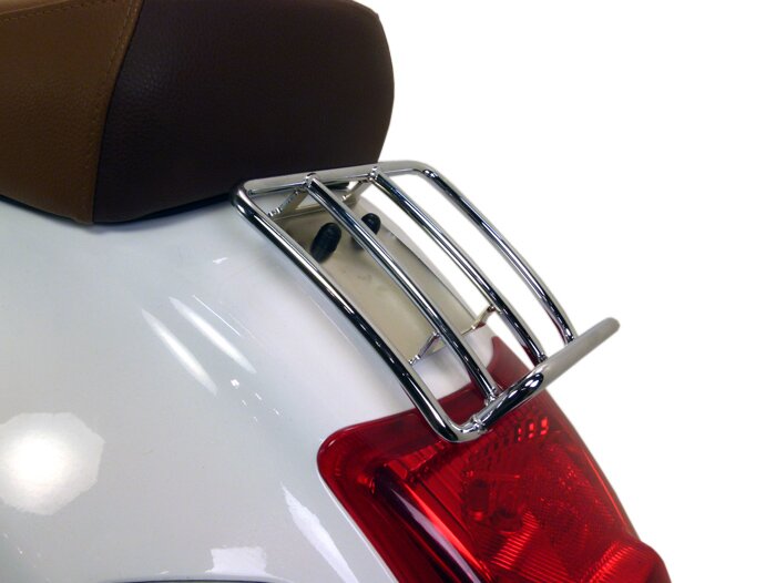 Bagagerek achter -MOTO NOSTRA, Sprint Rack- Vespa GT, GTL, GTV (-2014), GTS (-2014), GTS Super (-2014), GT60 - 125-200-250-300cc - chroom