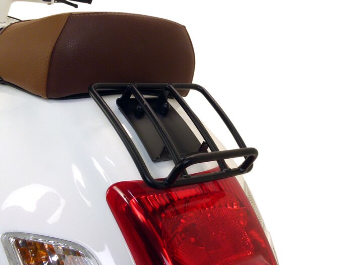 Rear rack -MOTO NOSTRA, Sprint Rack- Vespa GT, GTL, GTV, GTS, GTS Super, GT60 - 125-200-250-300cc - matt black